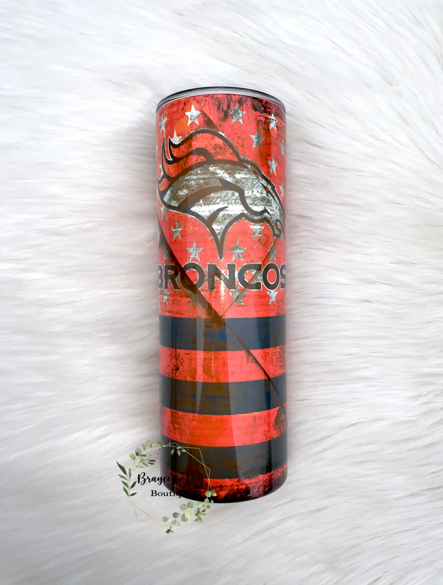 Broncos Distressed Flag