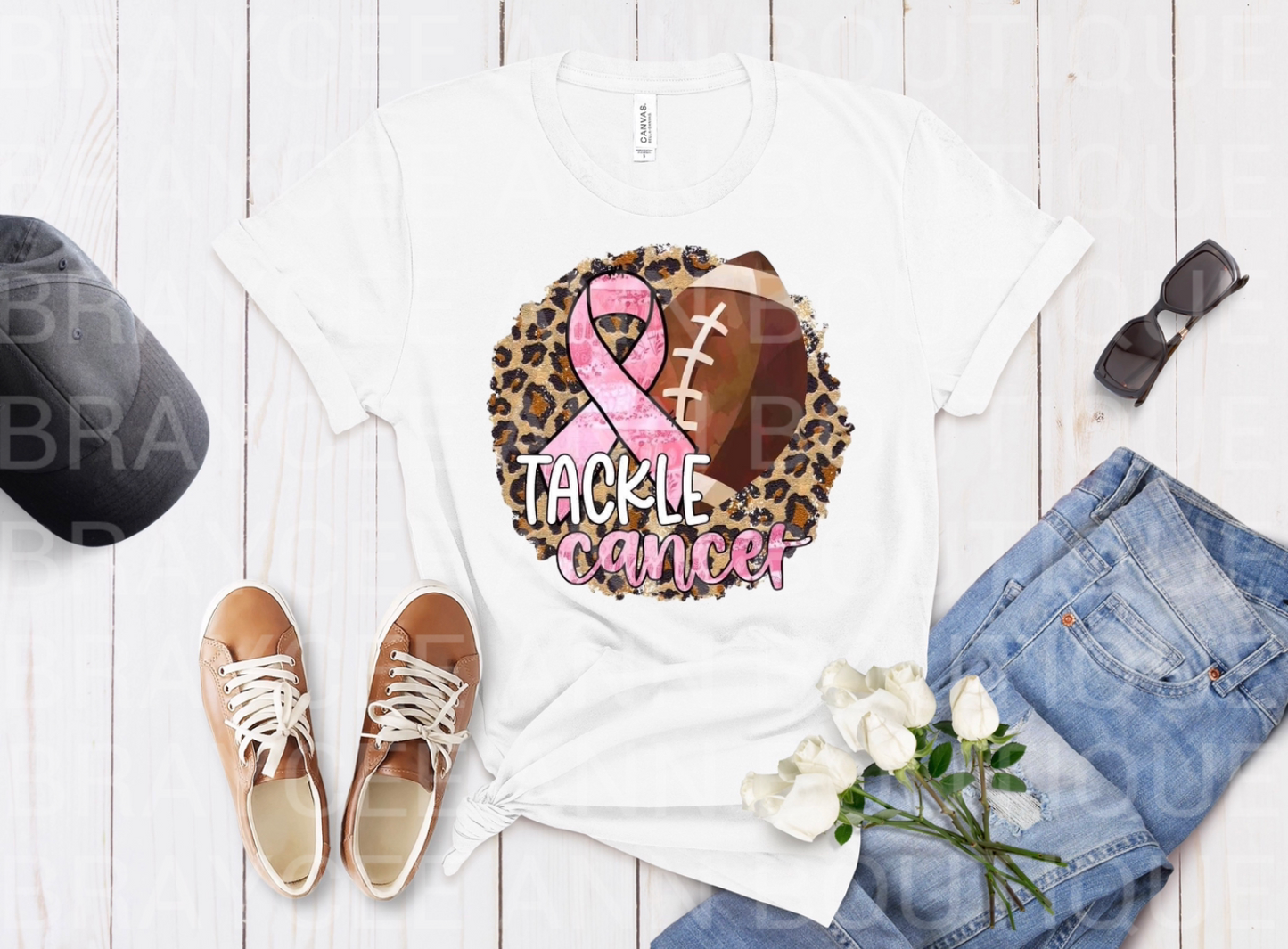 💗 Tackle Cancer Cheetah Print 💗