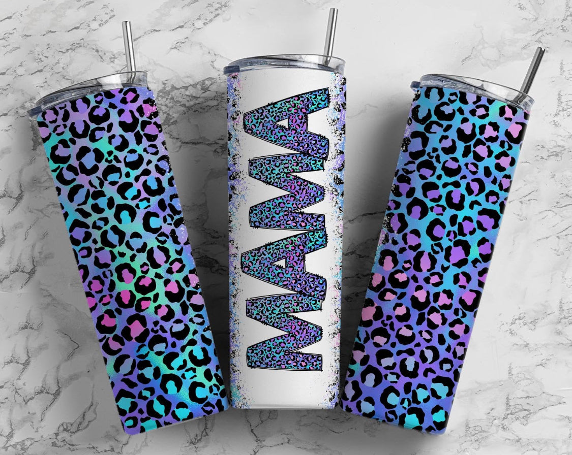 💜 MAMA Neon Leopard Print 💜